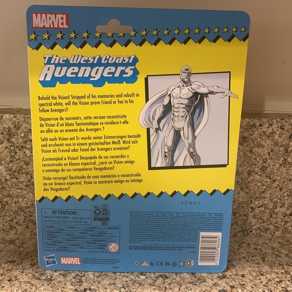 Hasbro Marvel Comics Legends Vision West Coast Avengers 6 Inch Action Figure - Picture 2 of 4